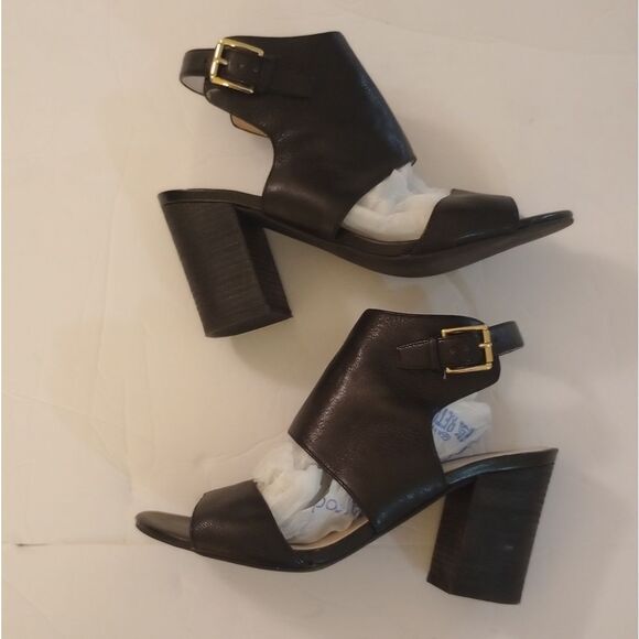 🆕Cole Haan Block Heel Sandals, Blk - Picture 4 of 7